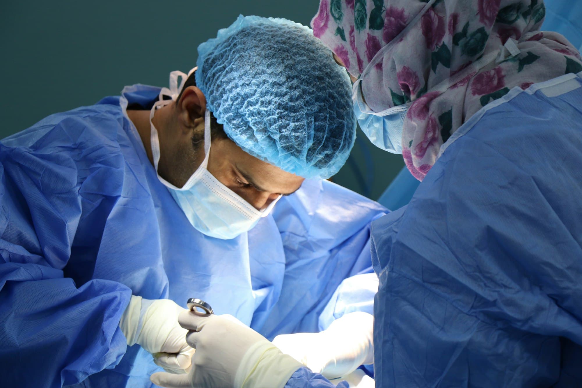 Healthcare professionals collaborating